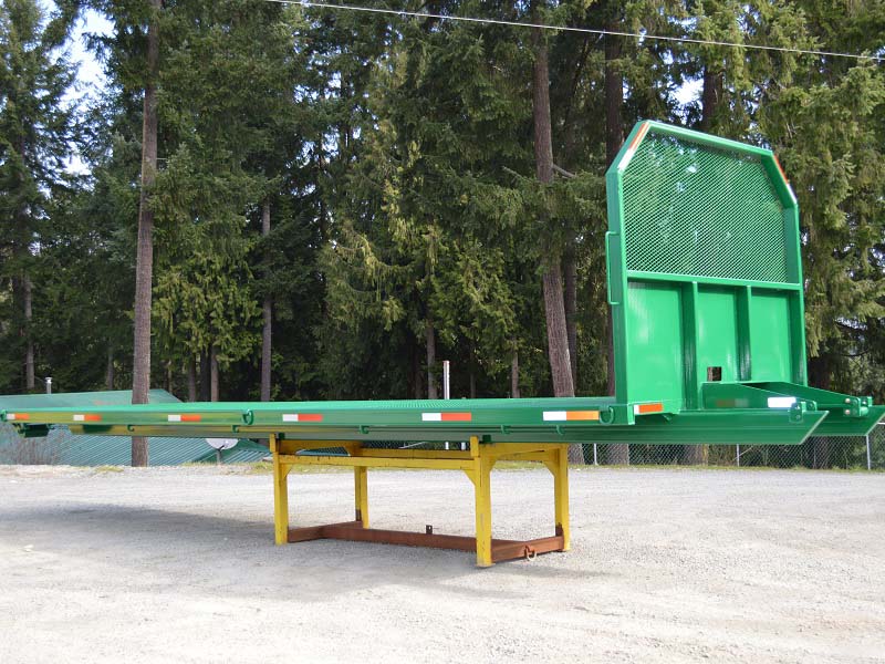 Flat Deck Roll Off Container Steel Container Systems Inc.