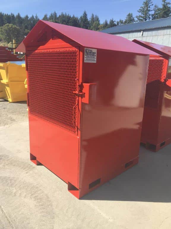 Custom Metal Fuel Storage Shed SCS Manufacturing Inc.