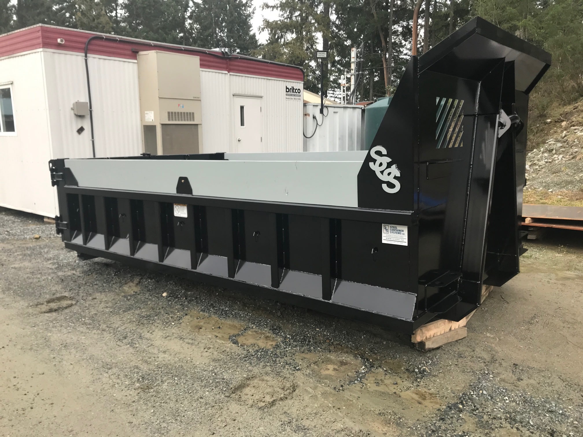Roll Off Rock Box Container - SCS Manufacturing Inc.